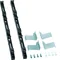 Support de rail abaissé universel N HC 3 pôles 185 mm pour UN (2 pièces)