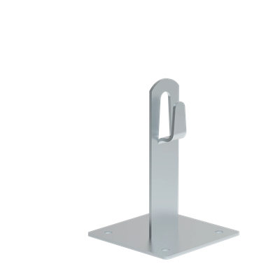 Support de toit avec plaque de serrage 100x70x70mm