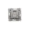 Support (module) Simon 54 WMDA-06xxxx-049 R-TV-DATA ; noir