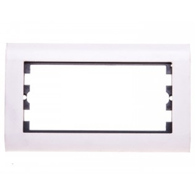 Support with a masking cover for columns and mini-columns ALC white