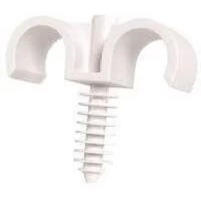 Supporto a montaggio rapido doppio anello, diametro 22mm, bianco