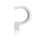 Supporto in plastica per tubi singoli installazione a pavimento da 20 mm, rinforzato con PA [OP 80]