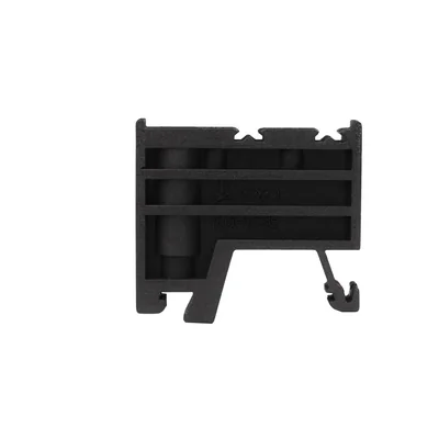 Supporto per blocco terminale per guida TS/TH35 KU-1/35 nero A44-1203