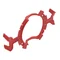 Supporto Quick-Fix ZU 60-QF, diametro 60 mm, rosso