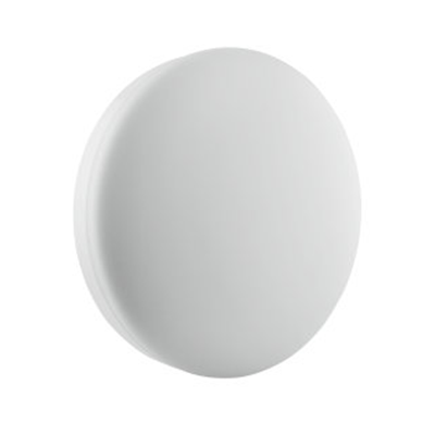 SURFACE COMPACT Aplique LED de pared y techo 230V 24W 1800lm IP65 n/t WW 300mm IK10 blanco