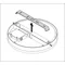 SURFACE COMPACT Applique et plafonnier LED 230V 24W 1920lm IP65 n/t NW 300mm IK10 blanc