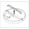 SURFACE COMPACT LED wall and ceiling luminaire 230V 24W 1920lm IP65 n/t NW 300mm IK10 white