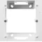Surface-mounted adapter basic cream module