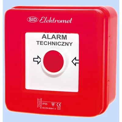 Surface-mounted automatic alarm switch WA-1S NC-NO IP-55