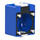 Surface-mounted box for sockets 1040-0 and 1050-0 blue