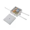 Surface-mounted box MZ 86x86x39 5x2.5mm2 6 outlets empty IP 55 - white