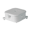 Surface-mounted box with insert 85x85x40mm IP44 white