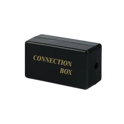 Surface-mounted connector for UTP cat. 5e cable, crimped with a patch knife, EM/FA-757K-C5E-BK