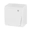 Surface-mounted, cross-white, IP44 HERMES connector