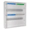 Surface-mounted distribution board SRn-36/2 white, transparent