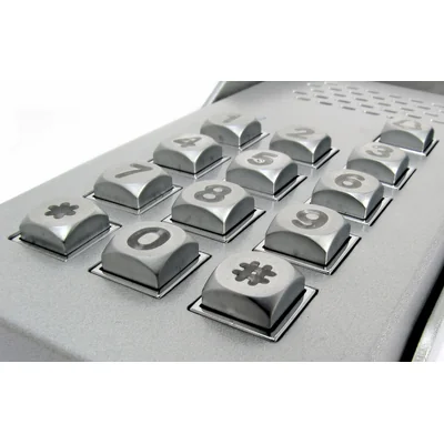 Surface-mounted door station with encryptor