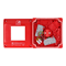 Surface-mounted fire button 1 NO contact 1 NC contact red