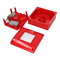 Surface-mounted fire button 1 NO contact 1 NC contact red