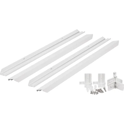 Surface-mounted frame for LED panels 60x60 white