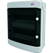 Surface-mounted housing 24 mod. IP65 transparent door ECH-24PT-s