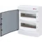 Surface-mounted housing 24 mod. transparent door ECT24PT-s