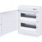 Surface-mounted housing 24 mod. white door ECT24PO-s