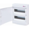 Surface-mounted housing 24 mod. white door ECT24PO-s