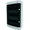 Surface-mounted housing 36 mod, IP-65, transparent door, (N-divided) ECH-36PT-s