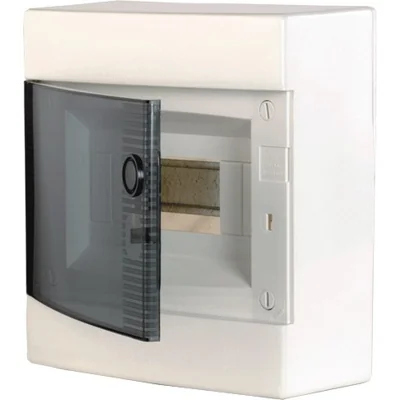 Surface-mounted housing 48 mod. transparent door ECT48PT-s