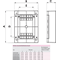 Surface-mounted housing 48 mod. transparent door ECT48PT-s