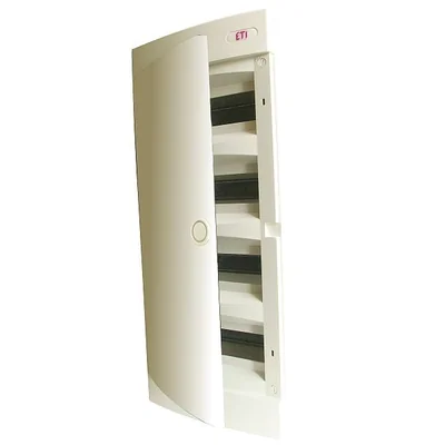 Surface-mounted housing 48 mod. white door ECT48PO-s