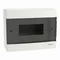 Surface-mounted housing Easy9 EU IP40 EZ9EU-1-8-NT-T transparent door 1 row 8 modules/row