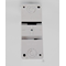 Surface-mounted housing EP-nt 1/2 with glass IP 30 white