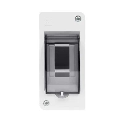 Surface-mounted housing EP-nt 1/2 with glass IP 30 white