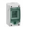Surface-mounted housing, Mini Mureva (formerly Kaedra), IP65 mmRV-1-3-NT-T transparent door 1 row 3 modules/row