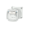 Surface-mounted junction box DK 0402 GZ 104x104x70mm with terminal strip IP66 gray