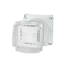 Surface-mounted junction box DK 0600 GZ 130x130x77mm IP66 gray