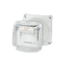 Surface-mounted junction box DK 0604 GZ 130x130x77mm with 4mm terminal strip IP66 gray