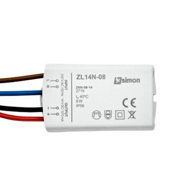 Surface mounted LED power supply 14V 15W