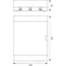Surface-mounted multimedia switchgear SRn-24/BM, previously 1.166 SM-24B