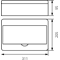 Surface-mounted switchgear RN-12 Fala (N+PE)