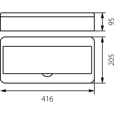 Surface-mounted switchgear RN-18 Fala (N+PE)