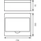 Surface-mounted switchgear RN-8 Fala (N+PE)
