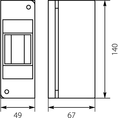 Surface-mounted switchgear - RNO 2