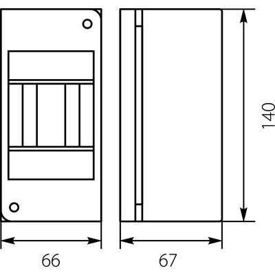 Surface-mounted switchgear - RNO 3