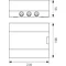 Surface-mounted switchgear SRn-8 (N+PE)