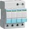 Surge arrester C four-pole TN-S network
