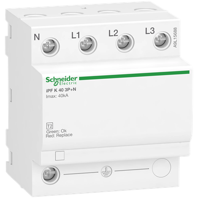 Surge arrester iPFK40-T2-3N 3+1-pole Type2 40 kA