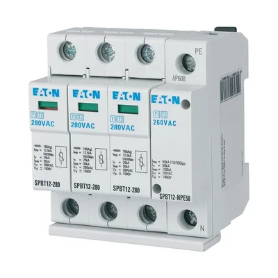 Surge arrester - network system IT, TN, TN-S, TT, type 1+2 (class B+C)