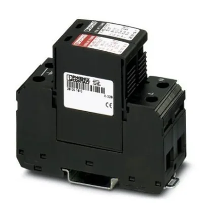 Surge arrester Phoenix Contact 230AC type T1/T2 without housing 1+1 arrangement for 1-phase power supply networks with separate N and PE conductor